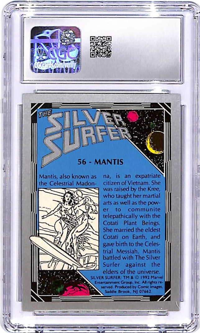1992 Comic Images The Silver Surfer All_Prism Mantis #56 CGC 9.5