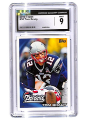 2010 Topps Tom Brady #30 CGC 9 Patriots