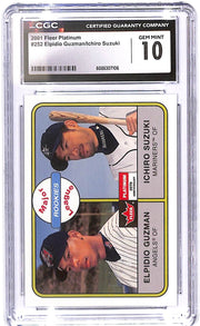 2001 Ichiro Suzuki/Guzman Fleer Platinum Major League Rookies #252 CGC 10