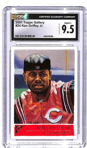 2001 Topps Gallery Ken Griffey Jr #24 CGC 9.5 Reds