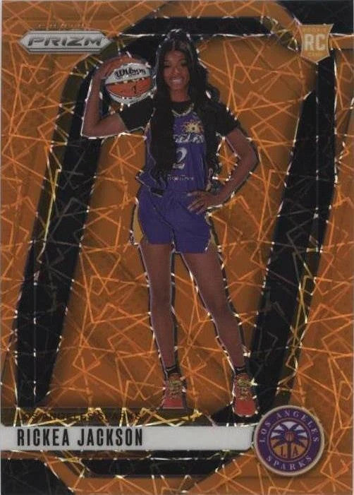 2024 Rickea Jackson Panini Prizm WNBA Rookie - #144 Orange Velocity SGC 9.5 (RC)