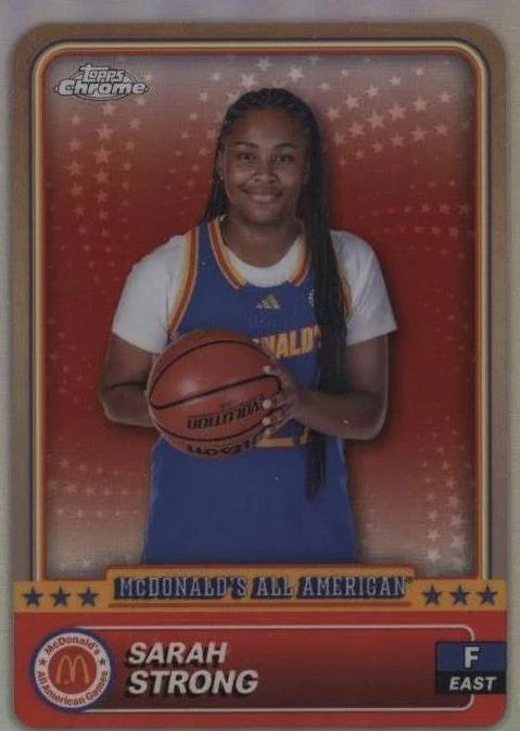 2024 Topps Chrome Mcdonald's All American Sarah Strong #60 Refractor (RC) SGC 9