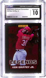 2012 Ken Griffey Jr Panini National Convention - Legends  #18 Holo CGC Mint 10