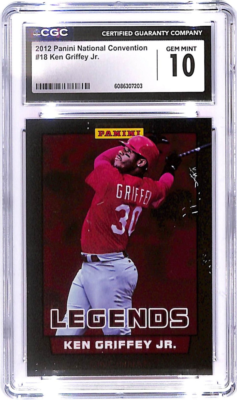 2012 Ken Griffey Jr Panini National Convention - Legends  #18 Holo CGC Mint 10