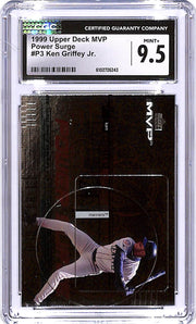 1999 Upper Deck MVP Ken Griffey Jr Power Surge P3 CGC 9.5 Mariners