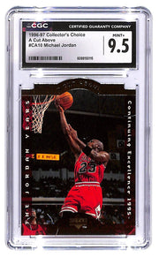 1996-97 Jordan Michael Upper Deck Collector's Choice A Cut Above #CA10 CGC 9.5