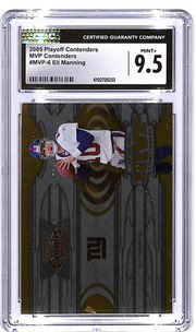 2005 Contenders Eli Manning MVP Contenders /1250 #6 CGC 9.5 Giants