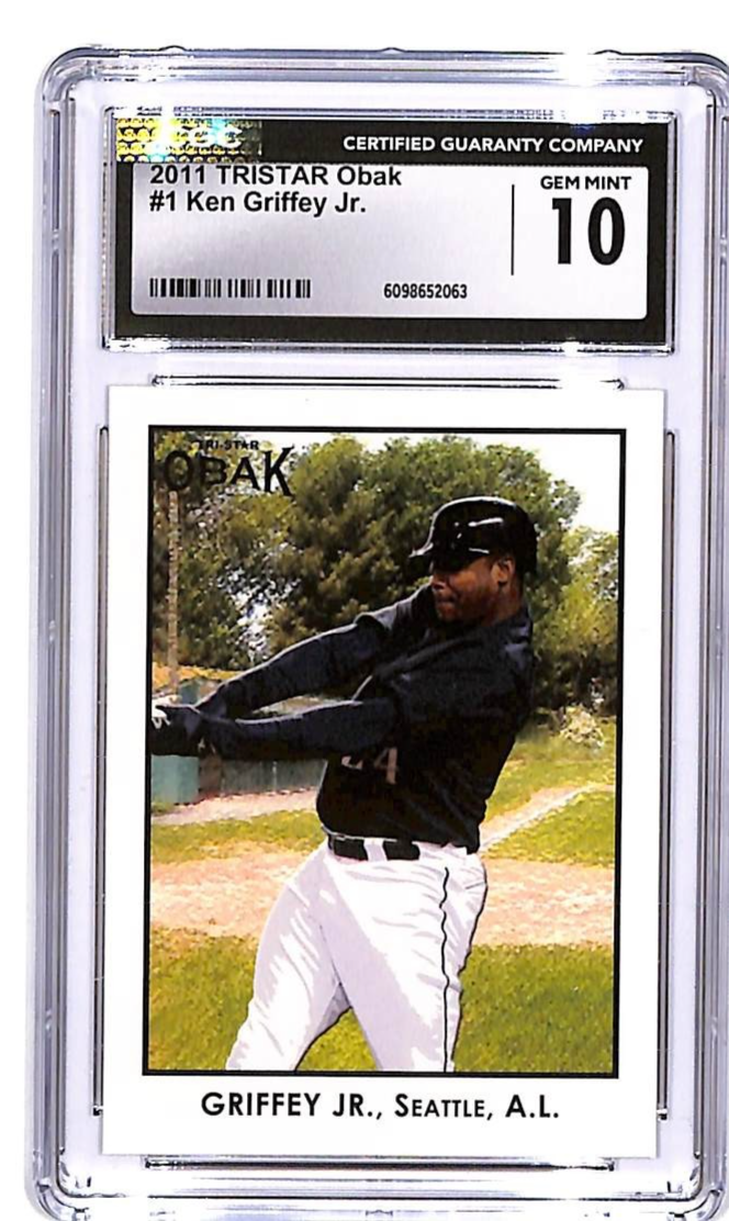2011 Tristar Obak Ken Griffey Jr #1 CGC 10 Mariners Gem Mint