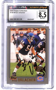 2001 Brian Urlacher Topps Collection AUTO #150 CGC - JSA 8.5 Auto 7