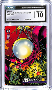 1994 Fleer Amazing Spider-Man 1st Edition Mysterio #72 CGC 10