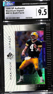1999 SP Authentic - Maximum Impact Brett Favre #MI10 CGC 9.5