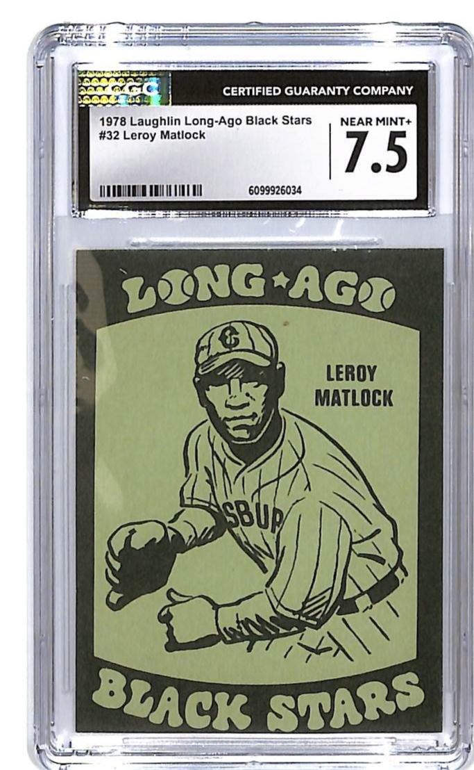 1978 Laughlin Long Ago Black Stars CGC 7.5 Leroy Matlock #32