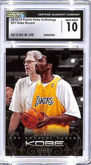 2012-13 Kobe Anthology Kobe Bryant #31 CGC 10 Lakers