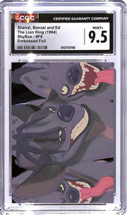 1994 SkyBox The Lion king Shenzi Banzai and Ed Embossed Foil F9 CGC 9.5