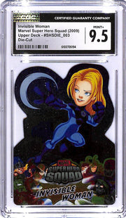 2009 Upper Deck Marvel Super Hero Squad Invisible Women Die Cut CGC 9.5