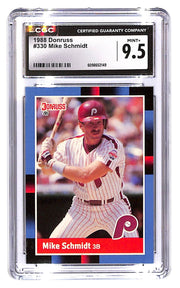 1988 Mike Schmidt Donruss - #330 CGC Mint Plus 9.5