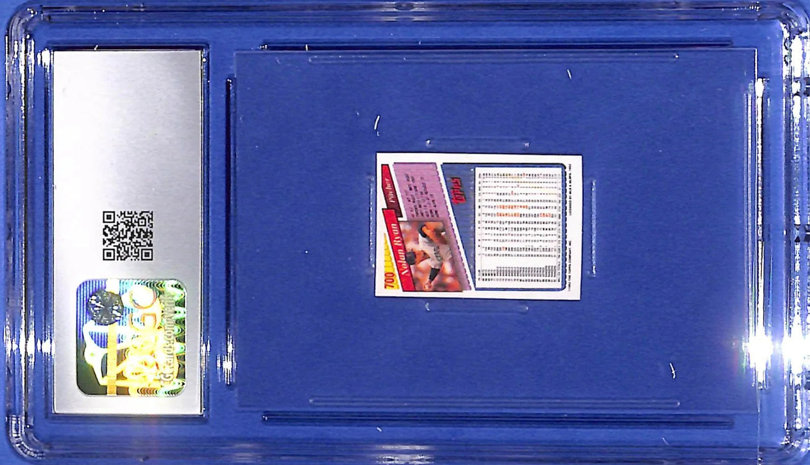 1993 Topps Nolan Ryan #700 Micro Prism Foil CGC 7 NM Hall of Fame Texas Rangers