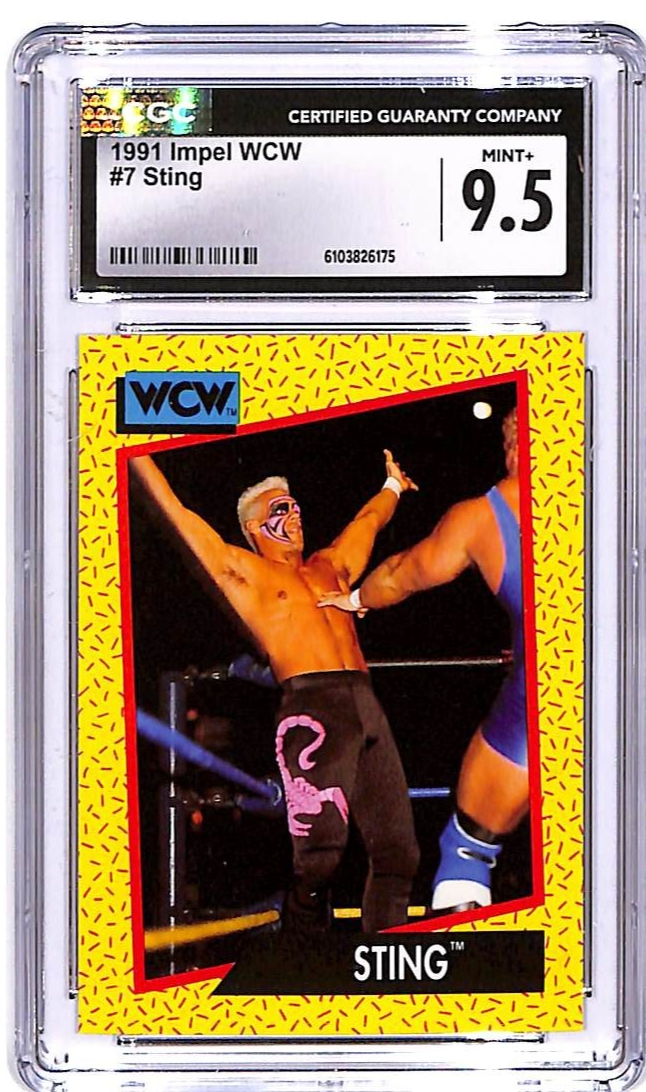 1991 Impel WCW #7 Sting CGC 9.5
