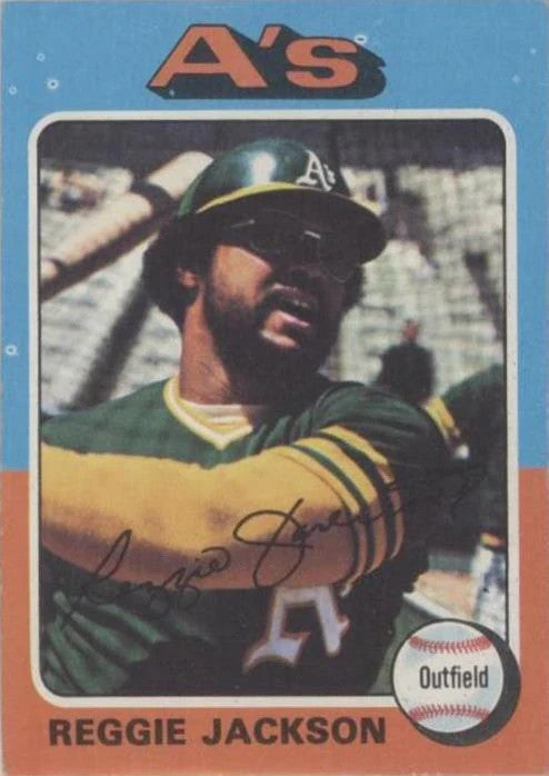 1975 Topps - Reggie Jackson (HOF) #300 CGC 7 Near Mint Oakland Athletics