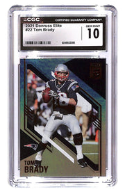 2021 Tom Brady Panini Donruss Elite - #22 CGC Mint 10
