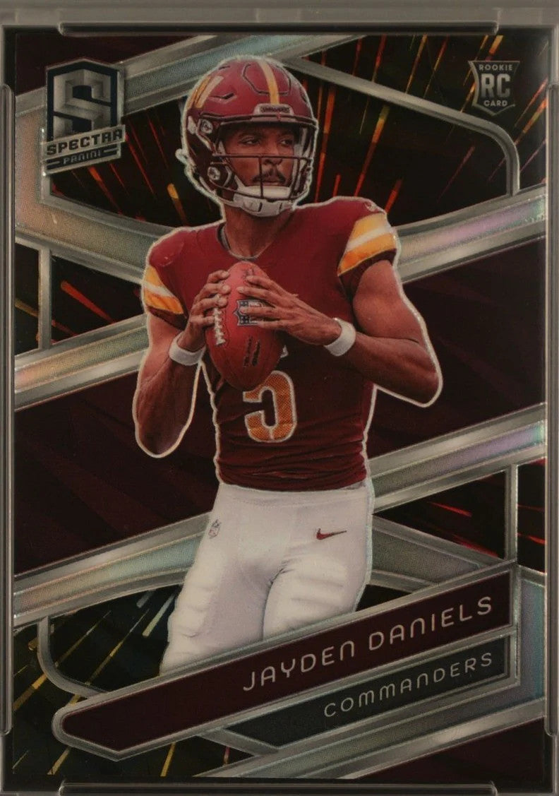 2024 Panini Spectra - Jayden Daniels #2 Hyper Prizm #12/75 (RC) Commanders