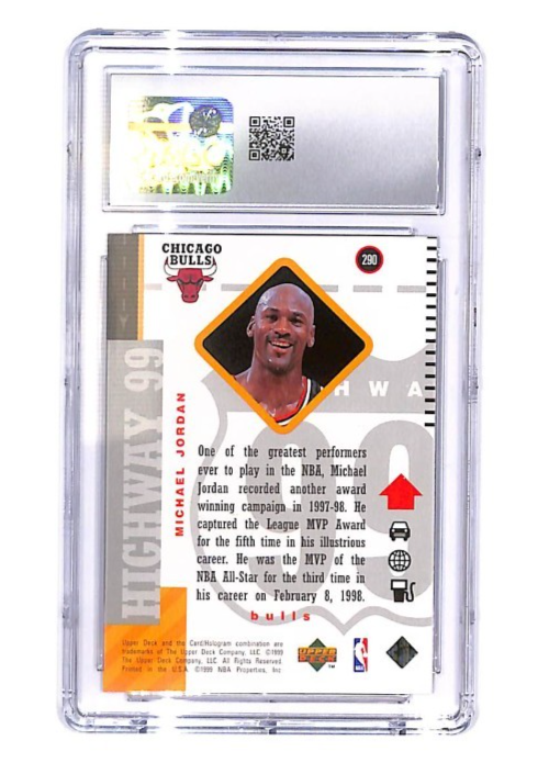 1998-99 Upper Deck - Highway 99 Michael Jordan #290 CGC 10 GM HOF Bulls