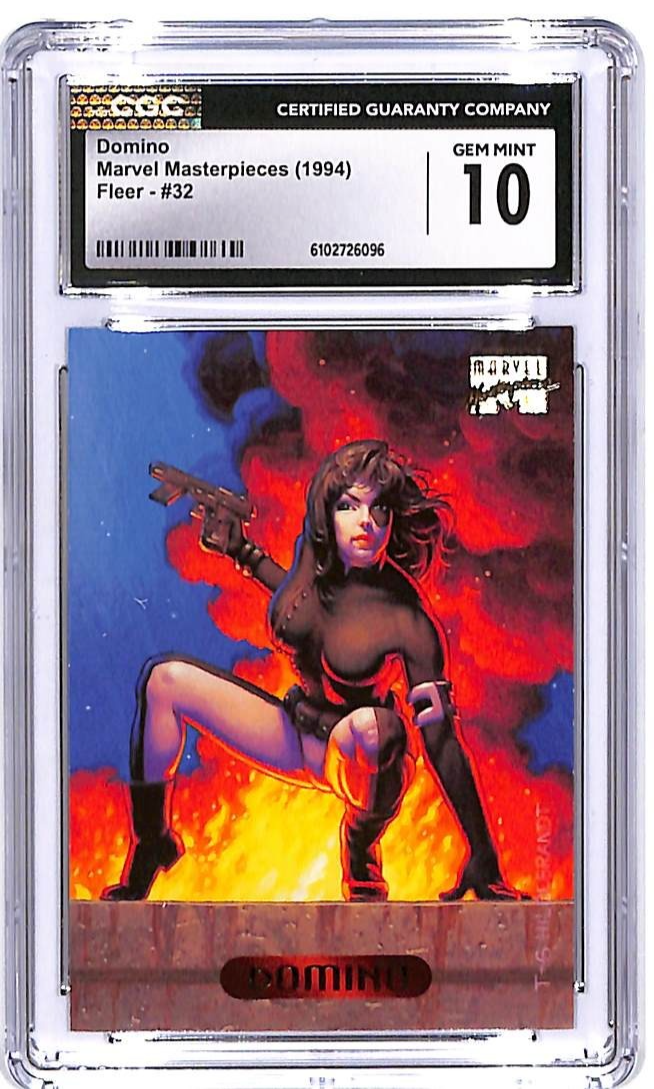 1994 Fleer Marvel Masterpieces Domino #32 CGC 10
