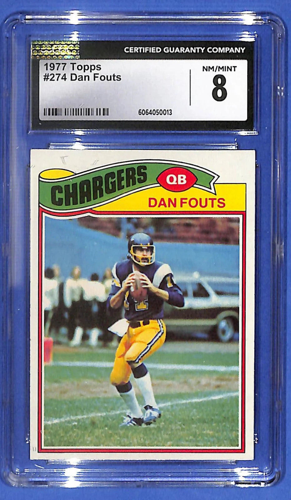 1977 Topps - Dan Fouts #274 CGC NM/MINT 8 - San Diego Chargers
