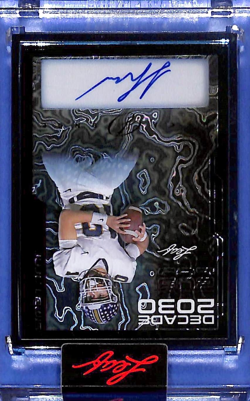 2024 Leaf Decadence Decade 2030 Autographs JuJu Lewis #D30-JL1 Turquoise #2/10