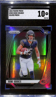 2024 Panini Prizm - Rookies Rome Odunze #385 Silver Prizm (RC) Chicago Bears