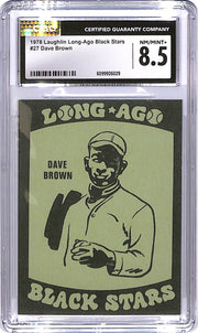 1978 Laughlin Long Ago Black Stars CGC 8.5 Dave Brown #27