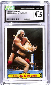 1985 Topps WWF Hulk Hogan Stretched To The Limit #29 CGC 9.5