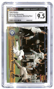 1995 Pacific Griffey Scores Winning Run #9 CGC Plus 9.5