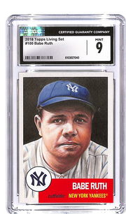 2018 Topps Living Set - Babe Ruth #100 CGC 9