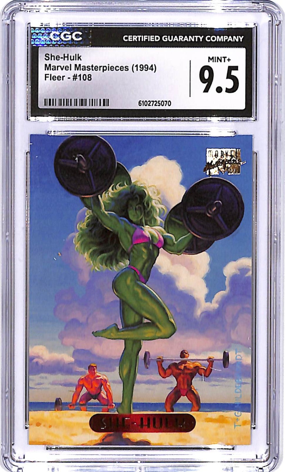 1994 Fleer Marvel Masterpieces She Hulk #108 CGC 9.5