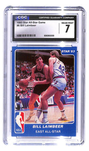 1983 Star NBA All-Star Game - Bill Laimbeer #6 CGC 7 NM East All-Star  Pistons