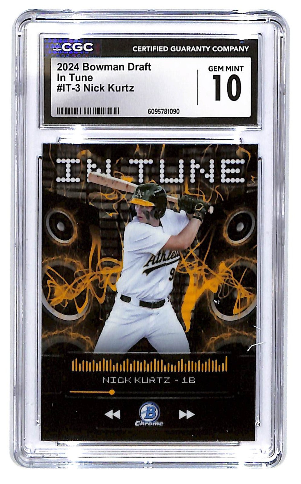 2024 Nick Kurtz Bowman Draft - In Tune #IT-3 (RC) CGC Gem Mint 10