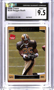 2006 Topps Reggie Bush Rookie RC #359 CGC 9.5 Saints