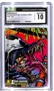 1994 Fleer Amazing Spider-Man 1st Edition Living Costume #13 CGC 10