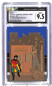 1995 SkyBox The Adventures of Batman and Robin The Dark Knight Thermal CGC 9.5