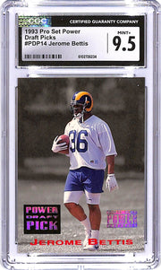 1993 Pro Set Power Jerome Bettis Draft Picks Rookie RC PDP14 CGC 9.5 Steelers