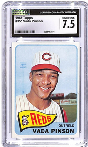 1965 Topps Vada Pinson #355 CGC 7.5 Reds
