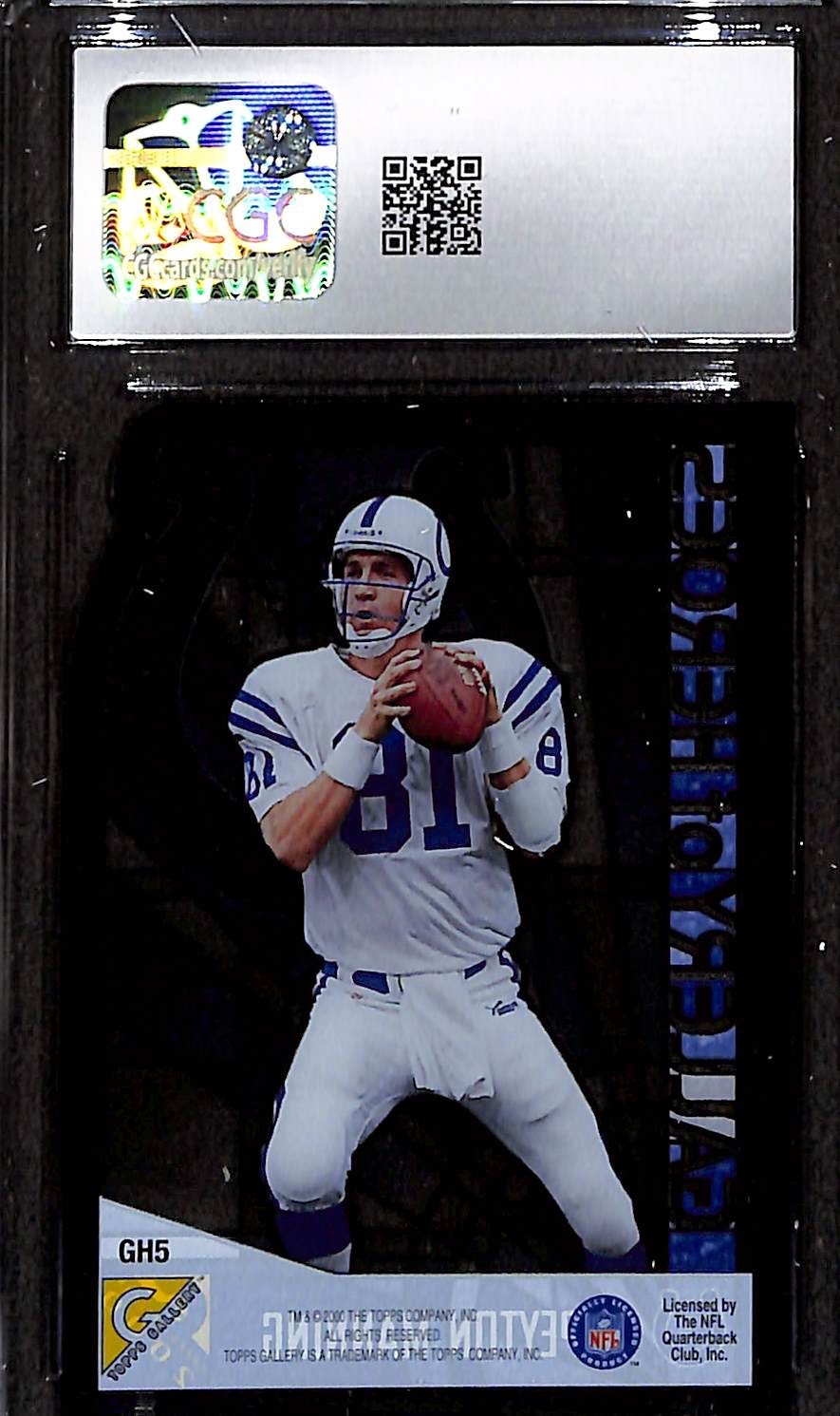 2000 Topps Gallery - Gallery of Heroes Peyton Manning #GH5 CGC 9.5