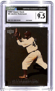 1997 Upper Deck Jackie Robinson #2 CGC 9.5 Dodgers