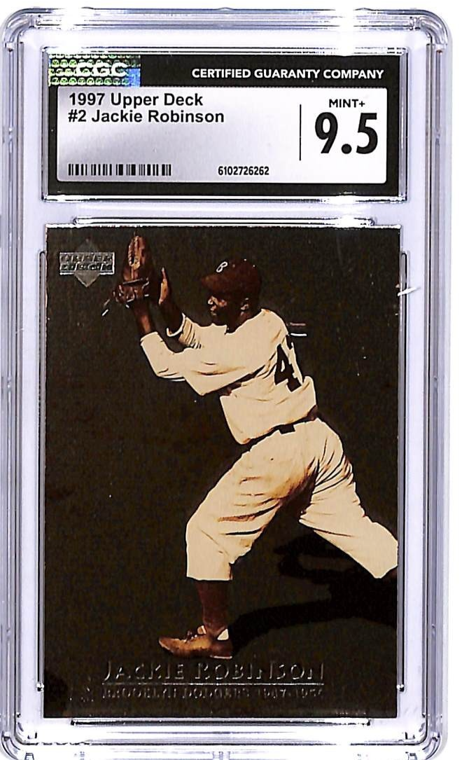 1997 Upper Deck Jackie Robinson #2 CGC 9.5 Dodgers