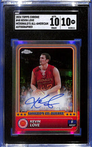 2024 Kevin Love McDonalds All American Auto Silver #48 SGC 10 Auto 10