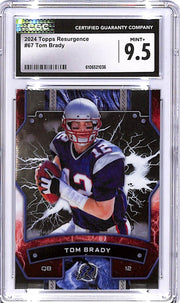 2024 Topps Resurgence Tom Brady #67 CGC 9.5 Patriots