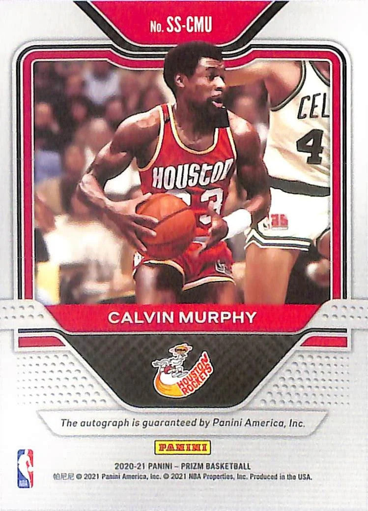 2020-21 Prizm Calvin Murphy Auto Autograph Houston Rockets