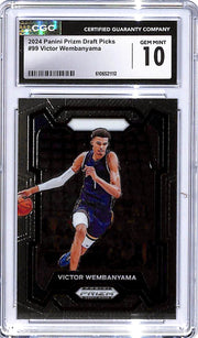 2024 Prizm Draft Picks Victor Wembanyama #99 CGC 10 Spurs