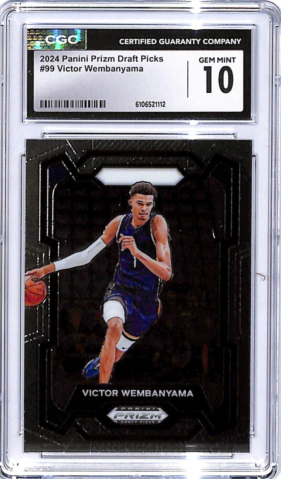 2024 Prizm Draft Picks Victor Wembanyama #99 CGC 10 Spurs